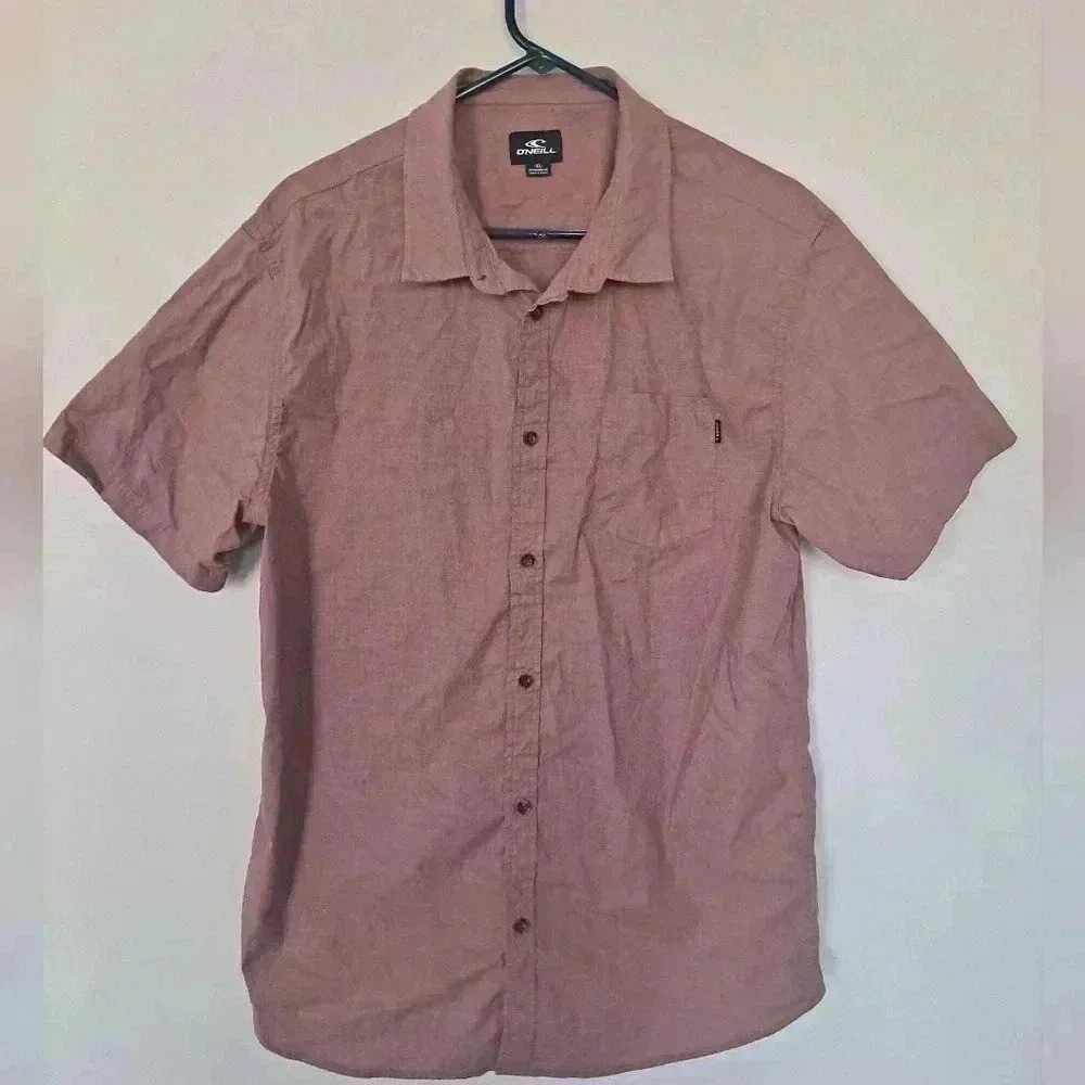 O' Neill Modern Fit Button Down Shirt Size XL EUC
